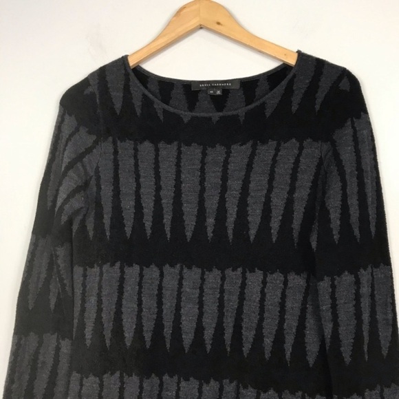 SKULL CASHMERE BELINDA Wool Blend Dress
Black Gray Knit Sweater Fall Tunic - Picture 4 of 12